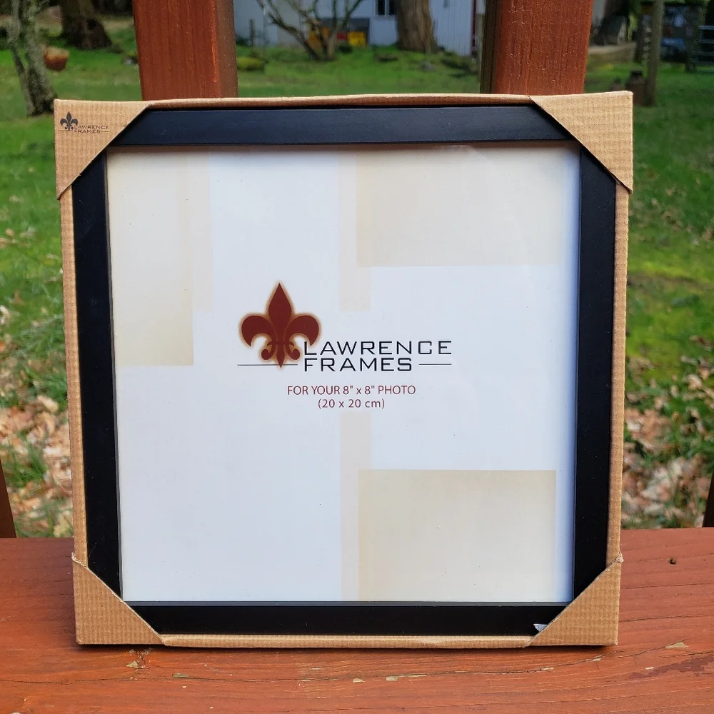 Lawrence Frames - Square Picture Frame - Black - Holds 8